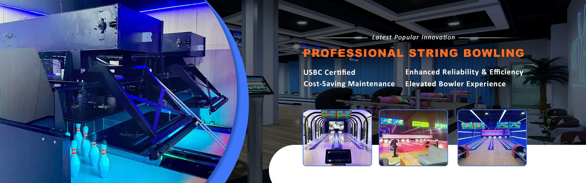 качество Струновая боулинг машина завод